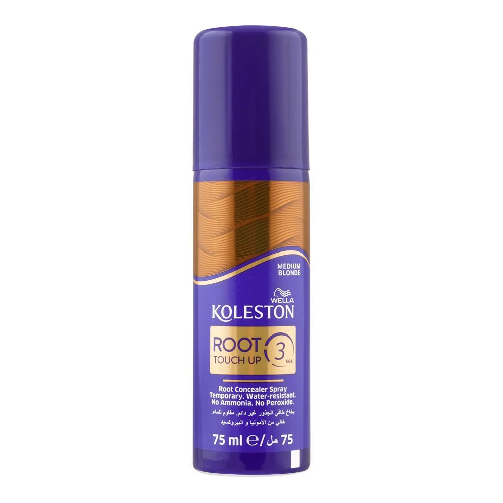 Wella Koleston Root Touch Up 3 Sec Hair Sprey Medium Blond 75ml